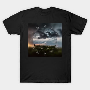 Extreme stormy clouds over the city T-Shirt